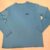 SkyBlue Longsleeve in XL- Blue Honeycomb 3" Centered Logo