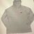 Light Gray Mesh Longsleeve Hoodie in XL - Black Matte 2" Chest Logo