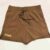 Brown Short in Small- Mustard Logo